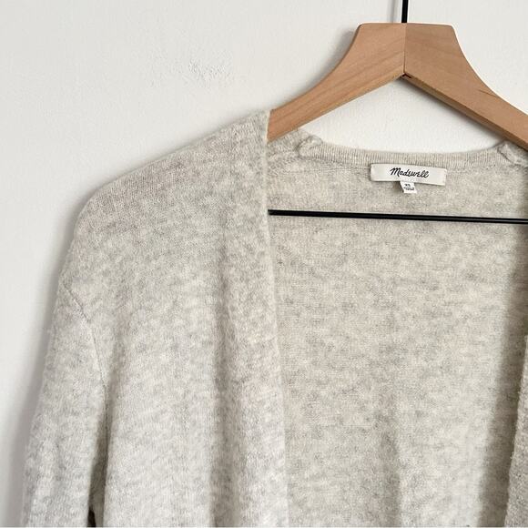 Madewell Open Long Sleeve Cardigan Gray Size XS - Picture 3 of 10